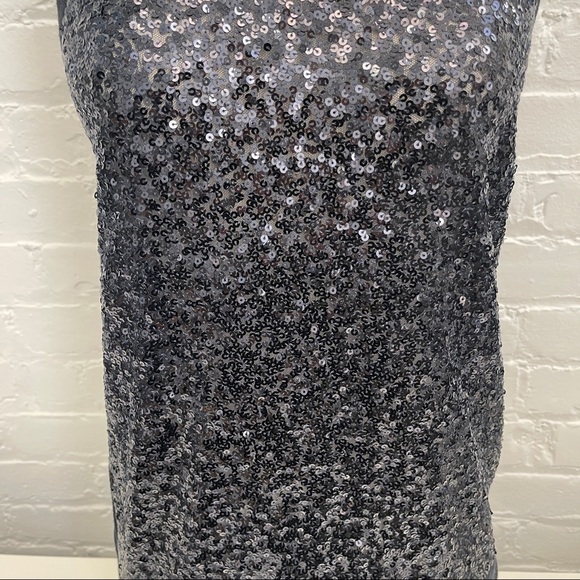 BLUE PUFFER SLEEVE BLOUSE SIZE 4 - Picture 2 of 6